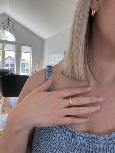 Customer photo review of Ensemble Marilou - Plaqué Or