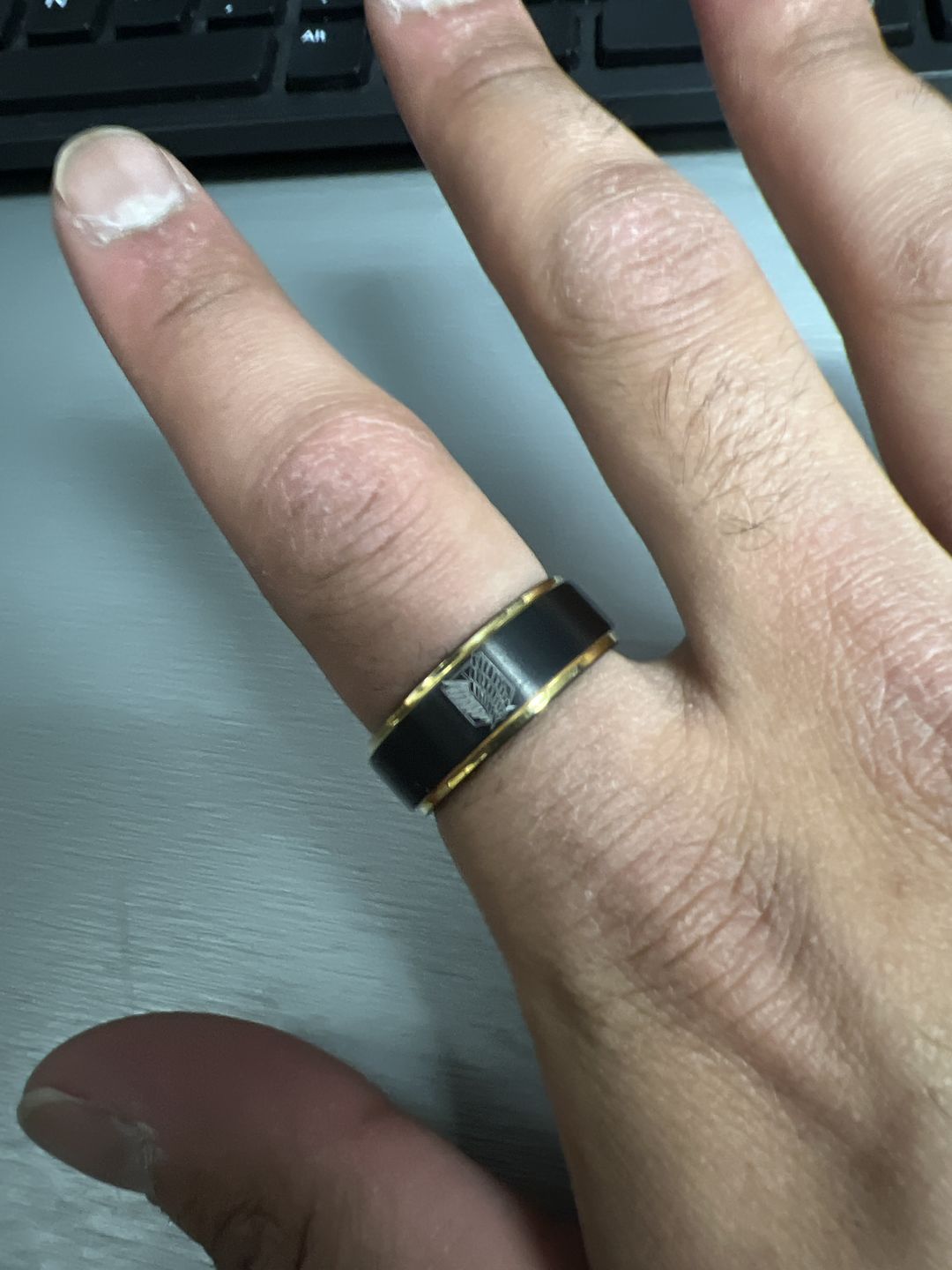 Customer photo review of [Limited Edition] 18K Gold Plated Wings of Freedom