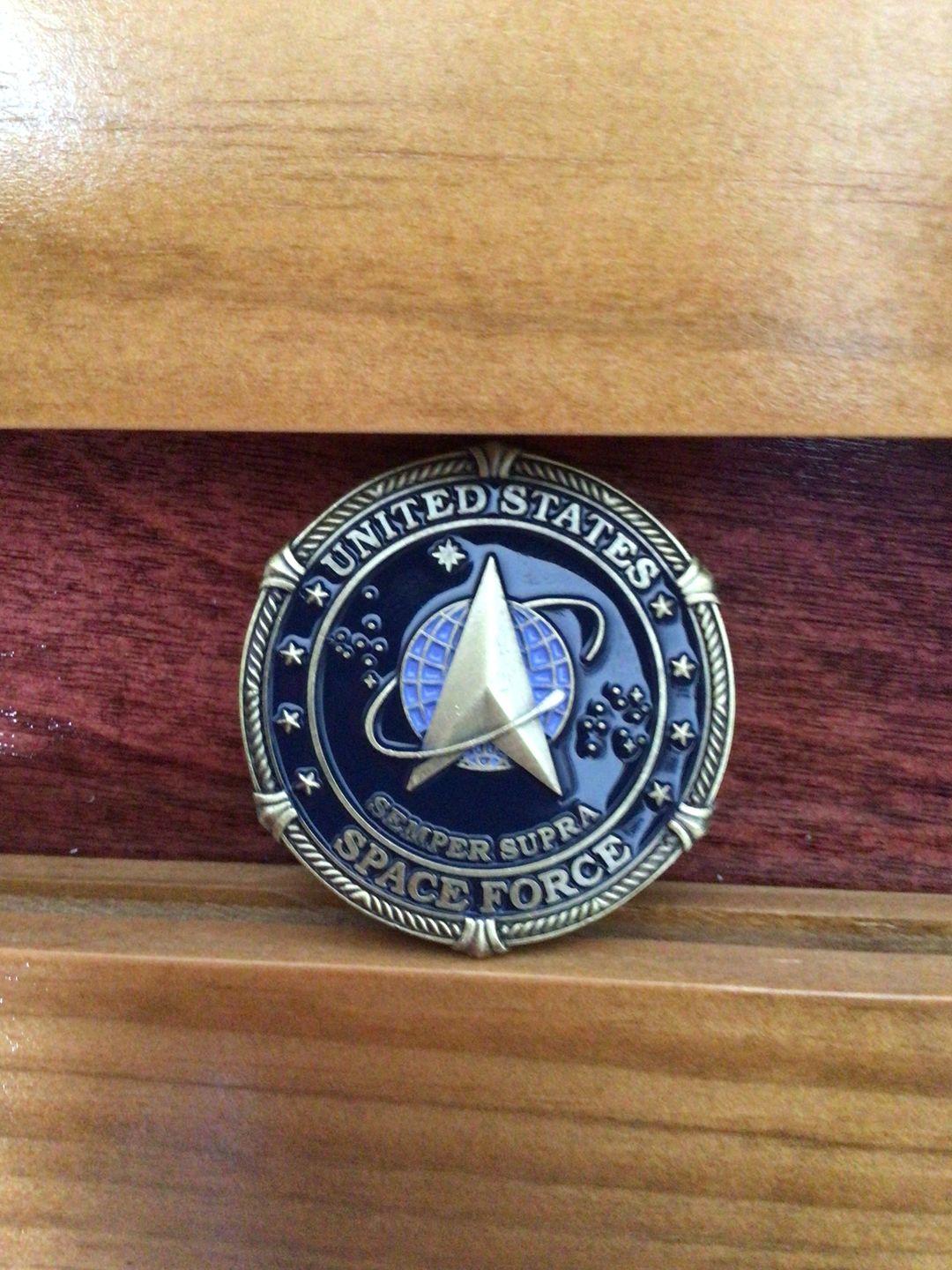 Customer photo review of US Space Force Coin