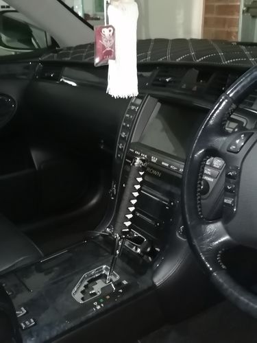 Customer photo review of 15cm Katana Samurai Sword Gear Shift Knob
