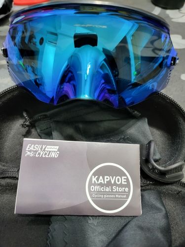 Customer photo review of Kapvoe X2 Sports Goggles Cycling Glasses