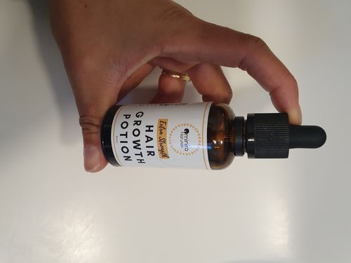Customer photo review of Hair Growth Potion - Extra Strength