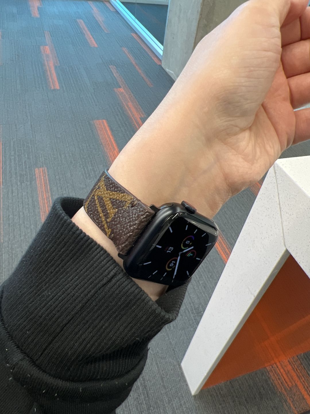 Customer photo review of Apple Watch Band Classic LV Monogram
