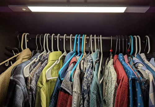 Customer photo review of EZVALO Wireless Motion Sensor Closet Light - 20.5" Aluminum