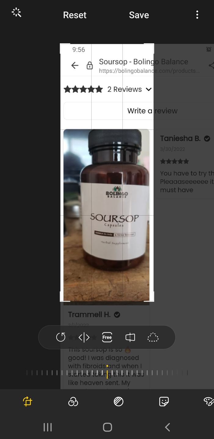 Customer photo review of Soursop