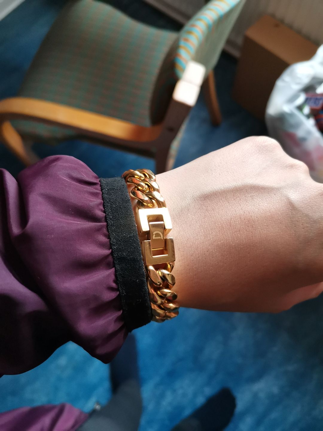 Customer photo review of CLEAN CUBANA. - 12MM 18K GOLD