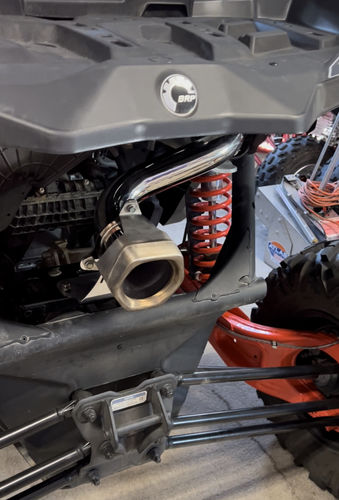 Customer photo review of RPM SxS Muffler Delete " Slip On " Exhaust Race Pipe