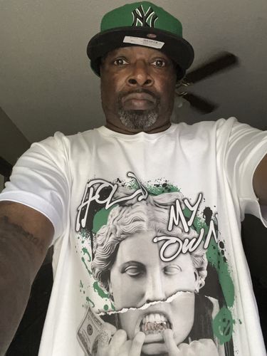 Customer photo review of Hold My Own Unisex TShirt Match AJ13 “Lucky Green”