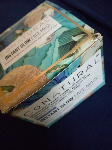 Customer photo review of Instant Glow Face Mask