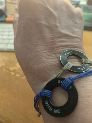 Customer photo review of GOD IS WITH ME - Encircle Faithlet