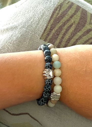 Customer photo review of "Polar Bear" Tracking bracelet