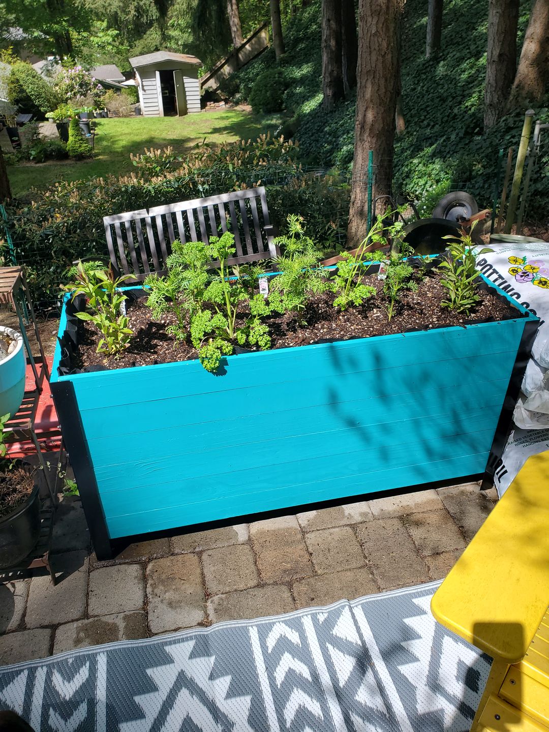 Customer photo review of Planter Box - 46cm x 122cm x 61cm