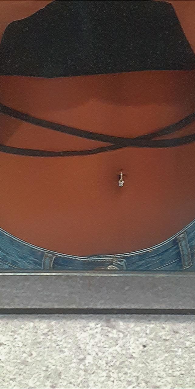 Customer photo review of Faux piercing Papillon
