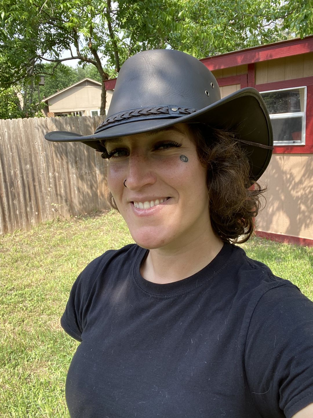 Customer photo review of Outback Trading Company® Men's Wagga Wagga Brown Western Hat 1367-CHO