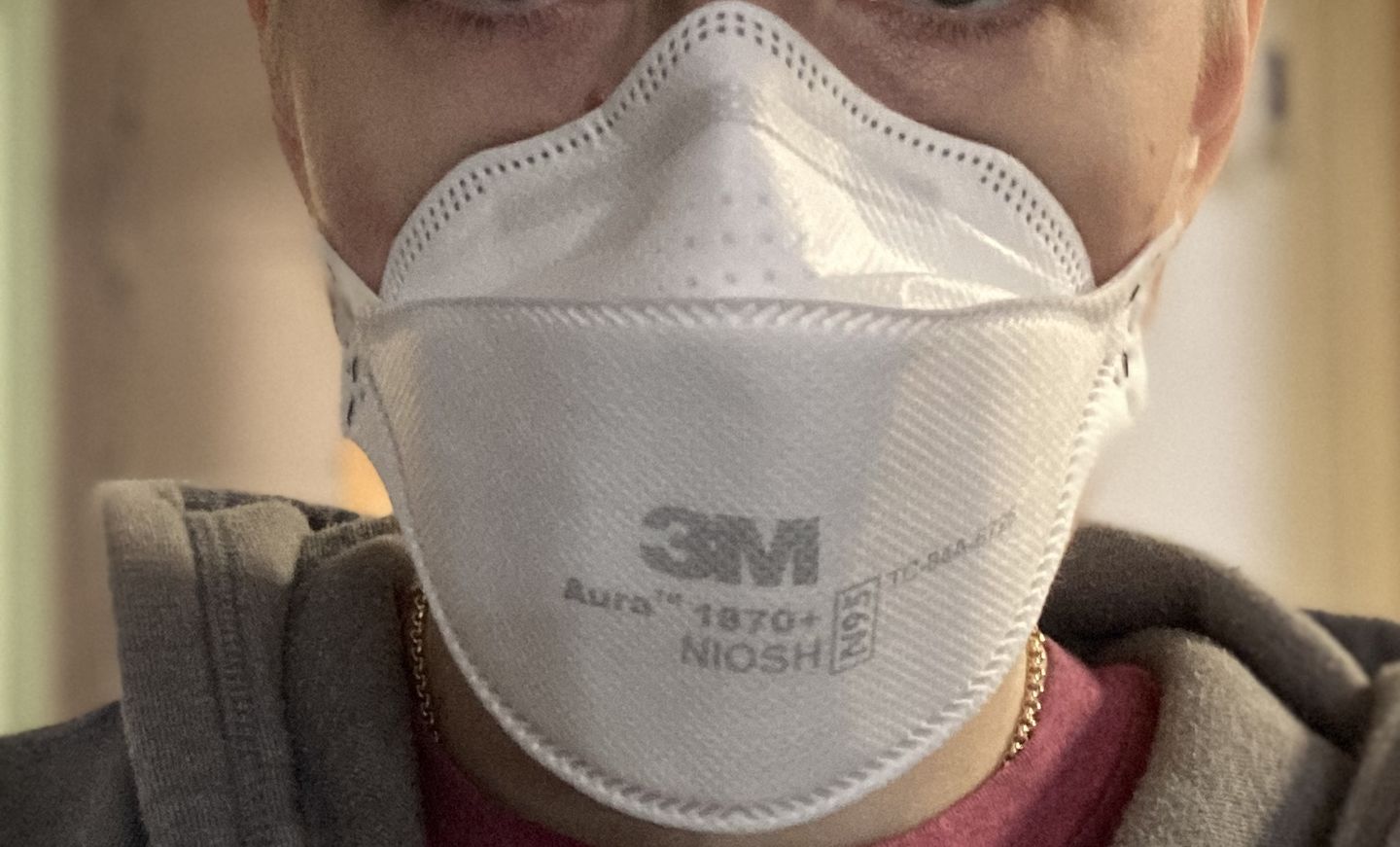 Customer photo review of 3M N95 Aura™ Respirator and Surgical Mask 1870+ Made in Canada