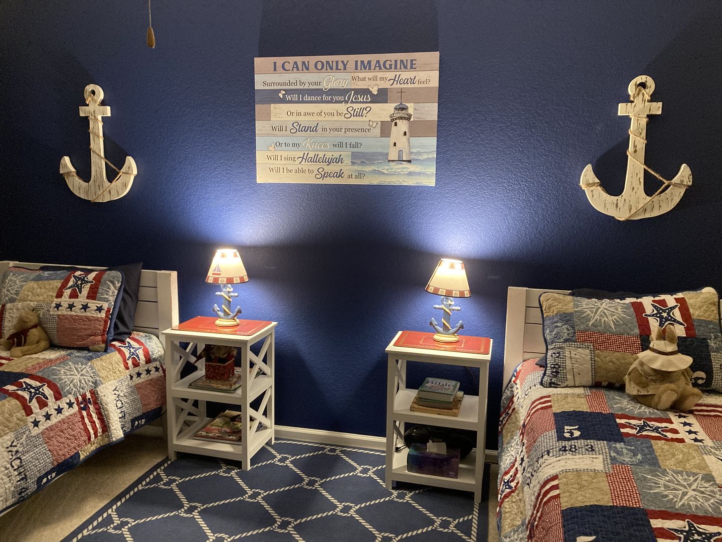 Customer photo review of I Can Only Imagine, Lighthouse, Christian Wall Art Canvas