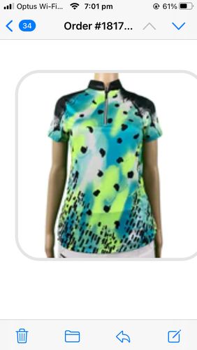 Customer photo review of Jamie Sadock Sleeveless Polo Pink Charming - Artsy