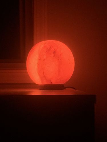 Customer photo review of Space Ball Himalayan Salt Lamp