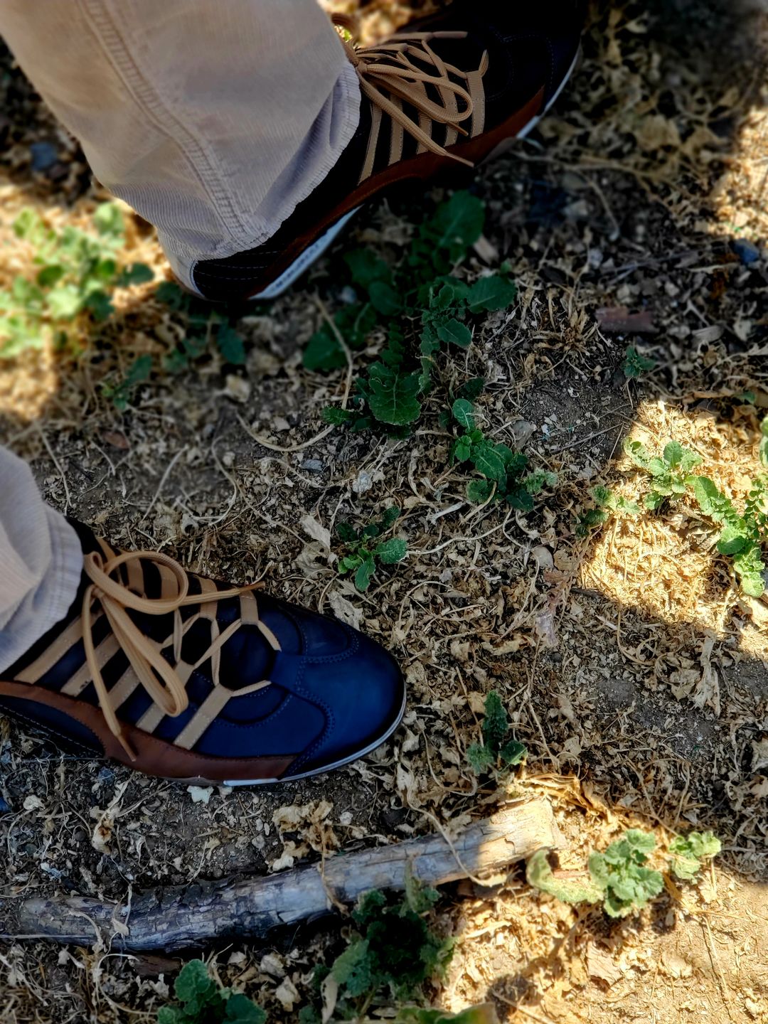 Customer photo review of Men's GrandPrix Sneaker in Designo Marron (Medium and Dark Brown)