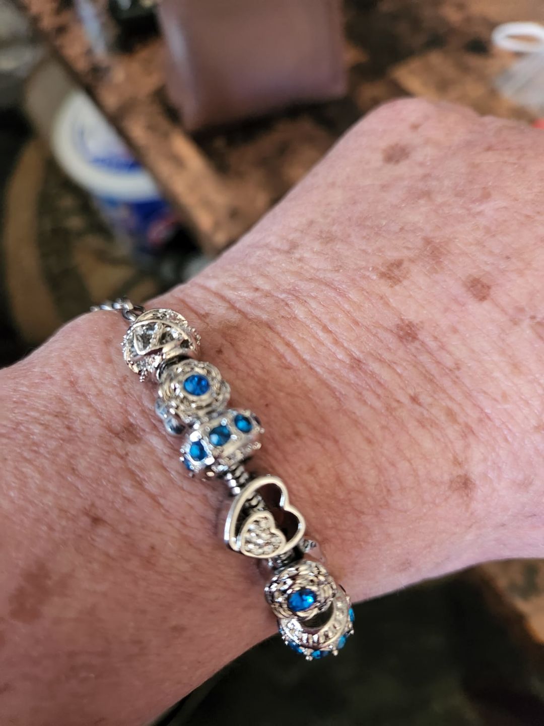 Customer photo review of Mother Daughter Eternal Love Bracelets