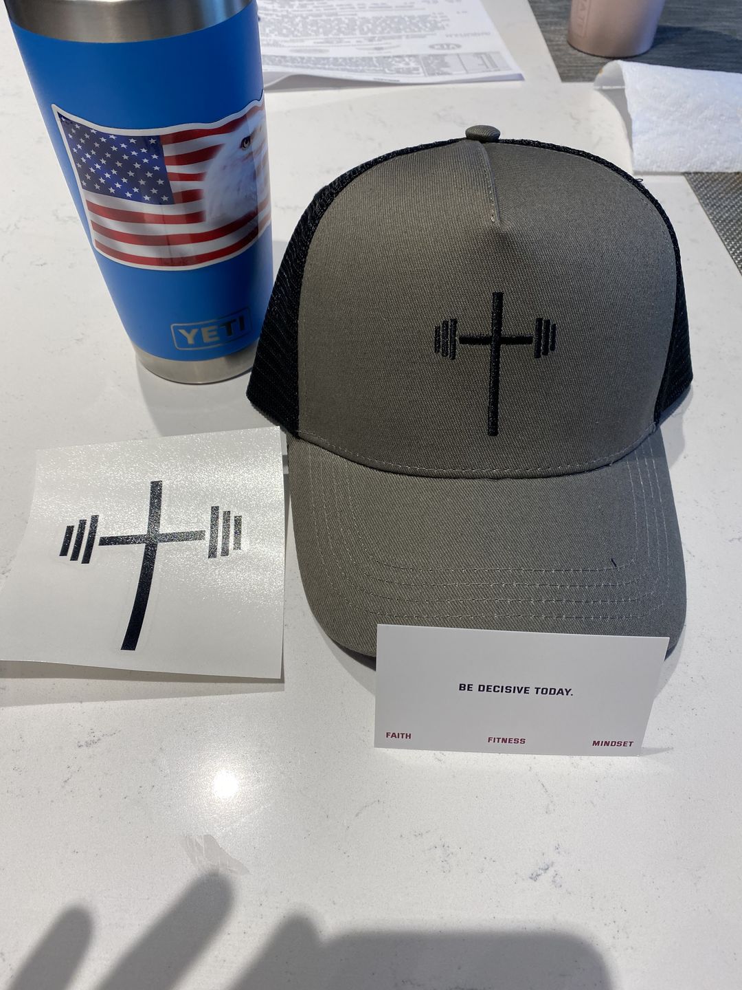 Customer photo review of Laptop and Car Decals