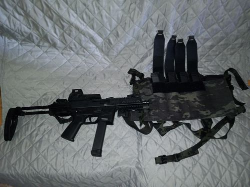 Customer photo review of PCC pistol caliber carbine chest rig GRID