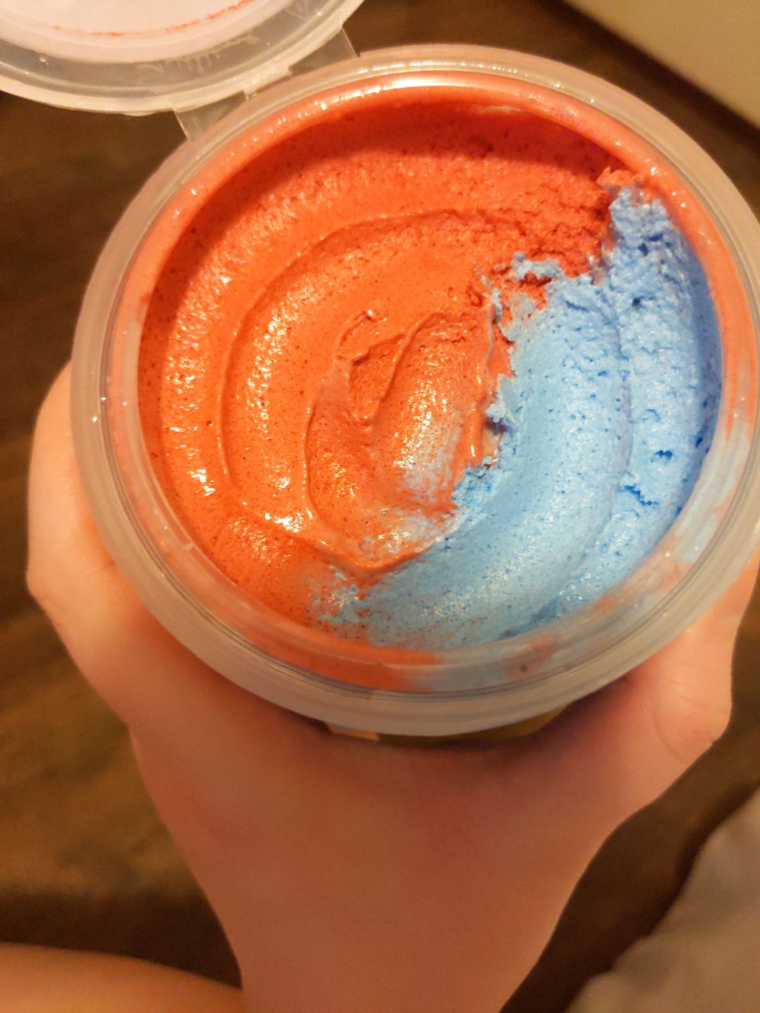 Customer photo review of Crazy Berry Split Scrub