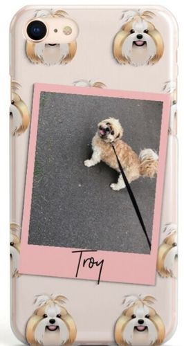 Customer photo review of Personalised Dog Photo iPhone Case