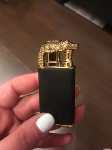 Customer photo review of Dragon Breath Dual Flame Lighter