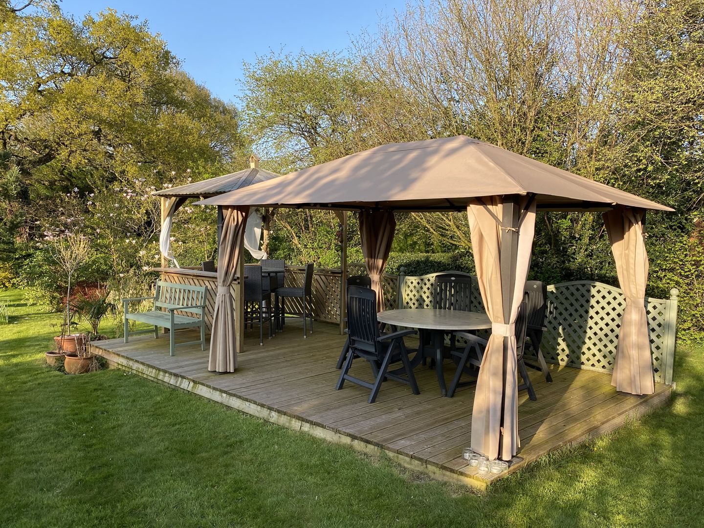 Customer photo review of Venice Garden Gazebo Canopy