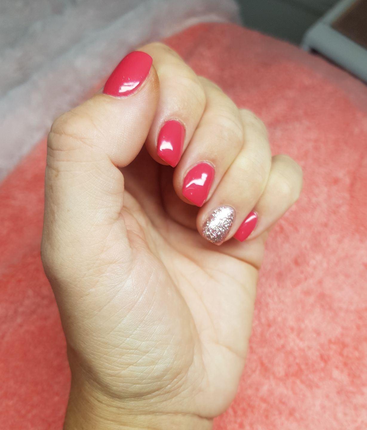 Customer photo review of Semilac Builder Gel Cover Super Rose 15g