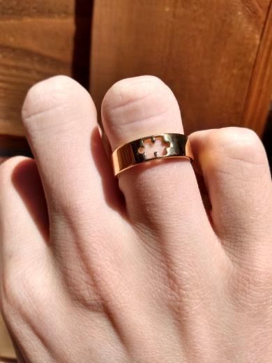 Customer photo review of Puzzle Couple Ring (See Description)