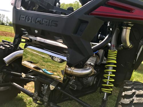 Customer photo review of 2020-2022 Polaris RZR PRO XP Turbo Sport Muffler, Slip-On Catless Sport Muffler