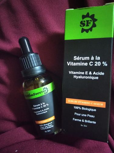 Customer photo review of Sérum aux Vitamines pour le Visage
