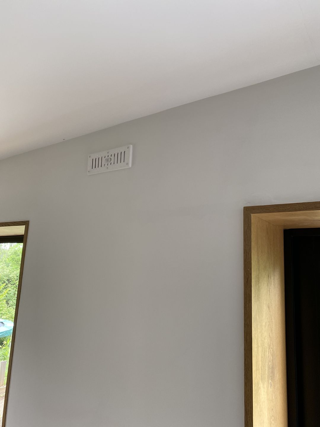 Customer photo review of White Kenrick Hit & Miss Air Vent · 9 x 3 Inch ·