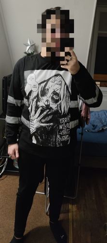 Customer photo review of Harajuku Style Tokyo Ghoul Seidou Takizawa Long Sleeve Shirt