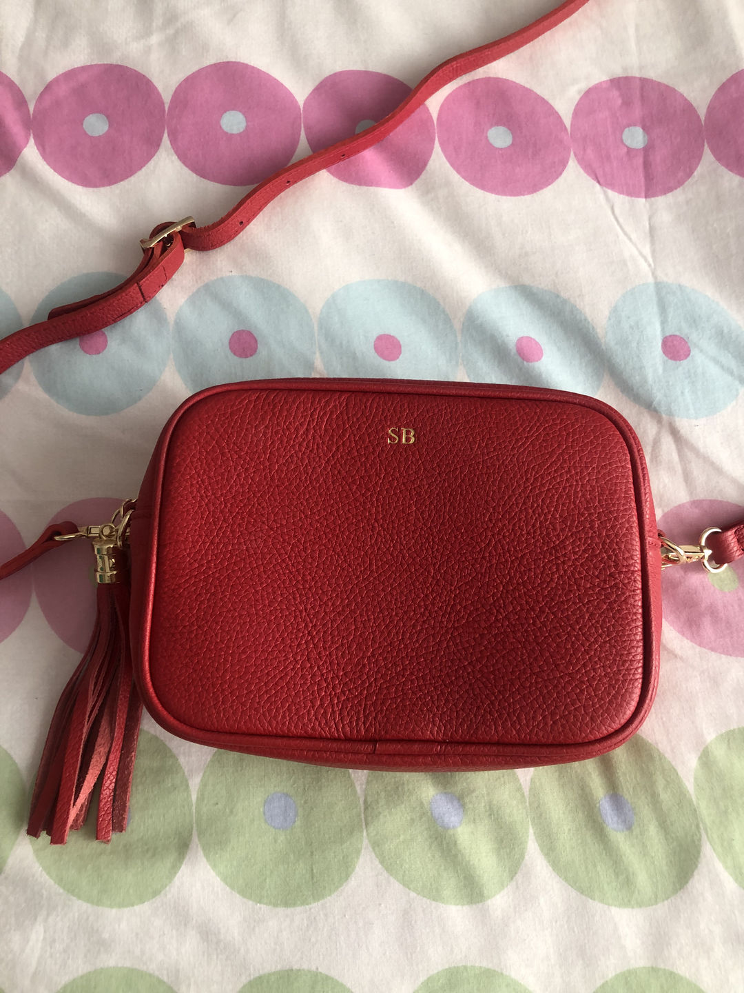 Customer photo review of Leather Lady Cross Body Bag