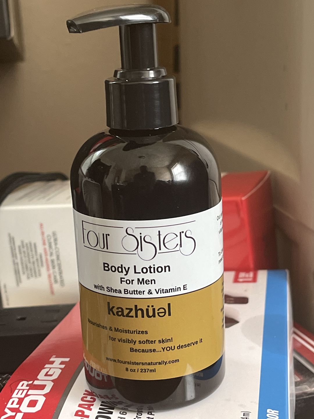 Customer photo review of Men's Body Lotion