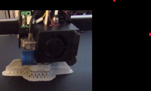 Customer photo review of Tronxy 1.75mm Orange Extruder Hotend With 0.4mm Nozzle Part