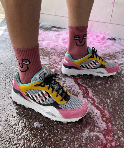 Customer photo review of 10 Pack Mood Socks by Smoods™