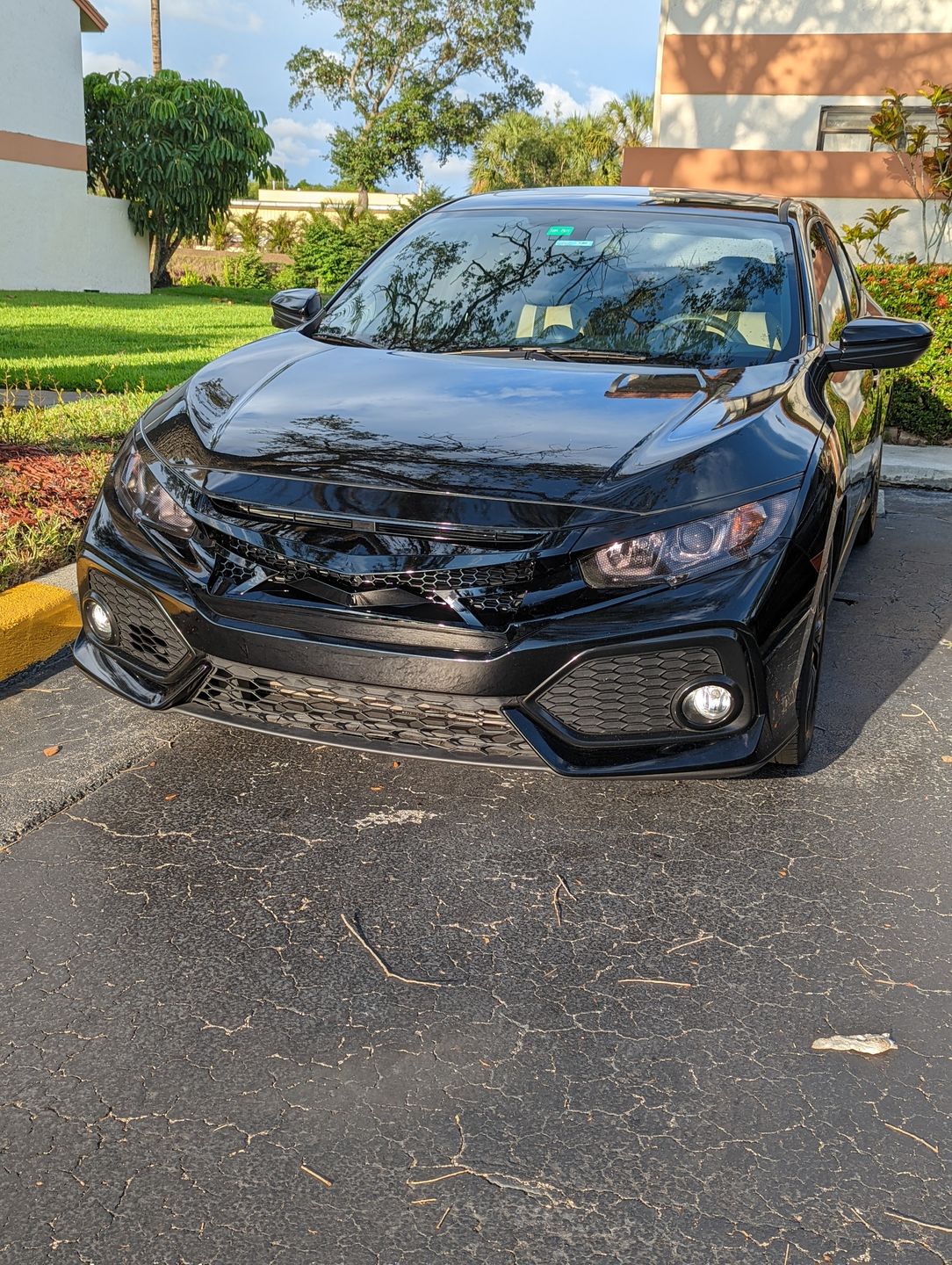 Customer photo review of Demon Grille for 16-18 Honda Civic Sedan/Hatchback