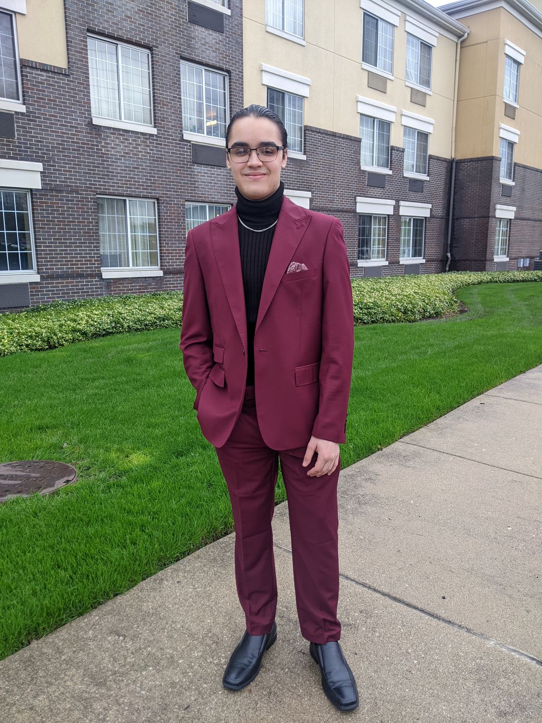 Customer photo review of Christmas Gift For Son From Mom, Cuban Link Chain: If I Could Give You One Thing In Life...