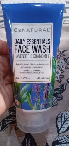 Customer photo review of Daily Essentials Face Wash - Lavender & Chamomile