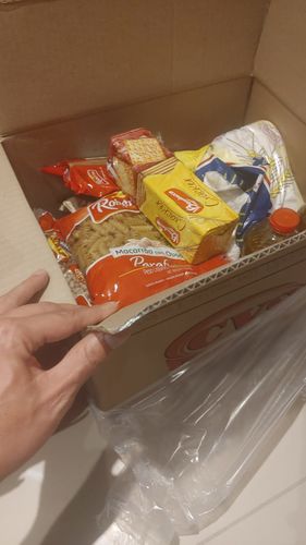 Customer photo review of Cesta Básica Araucária Plus