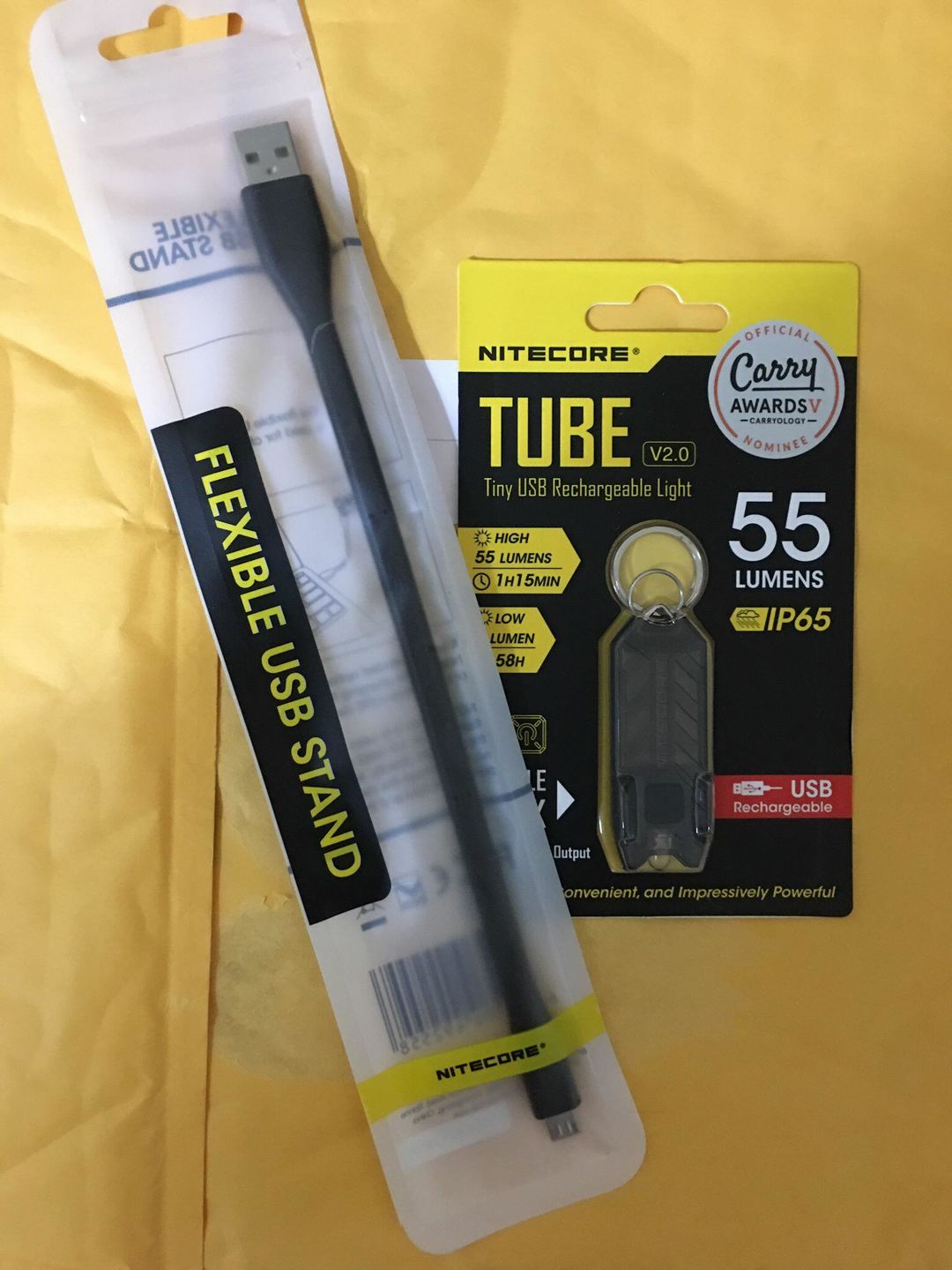 Customer photo review of Tube 2.0 - 55 lumens