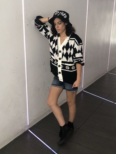 Customer photo review of Dragon Cardigan