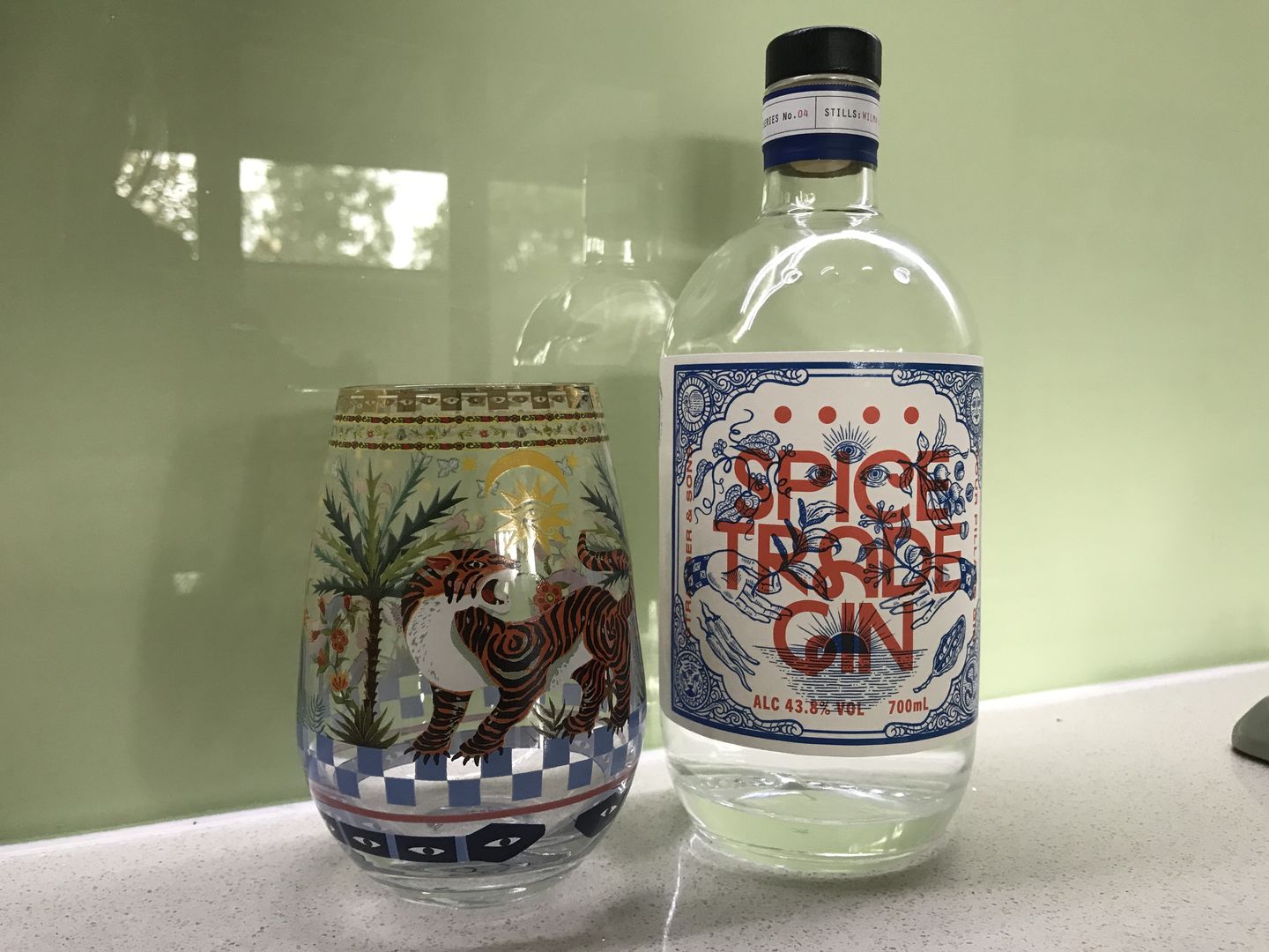 Customer photo review of Glass Tumbler Journey Beyond Reveries