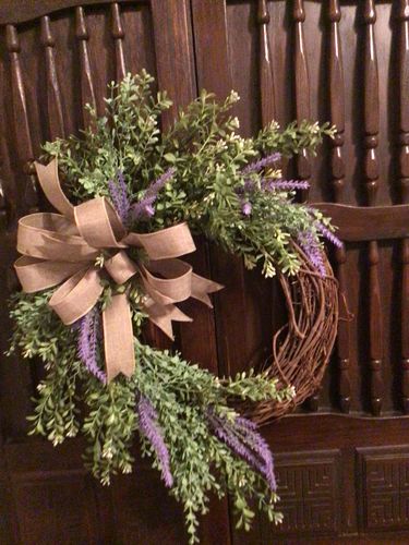 Customer photo review of Evergreen Grapevine Wreath Kit - No Sign - WK-070