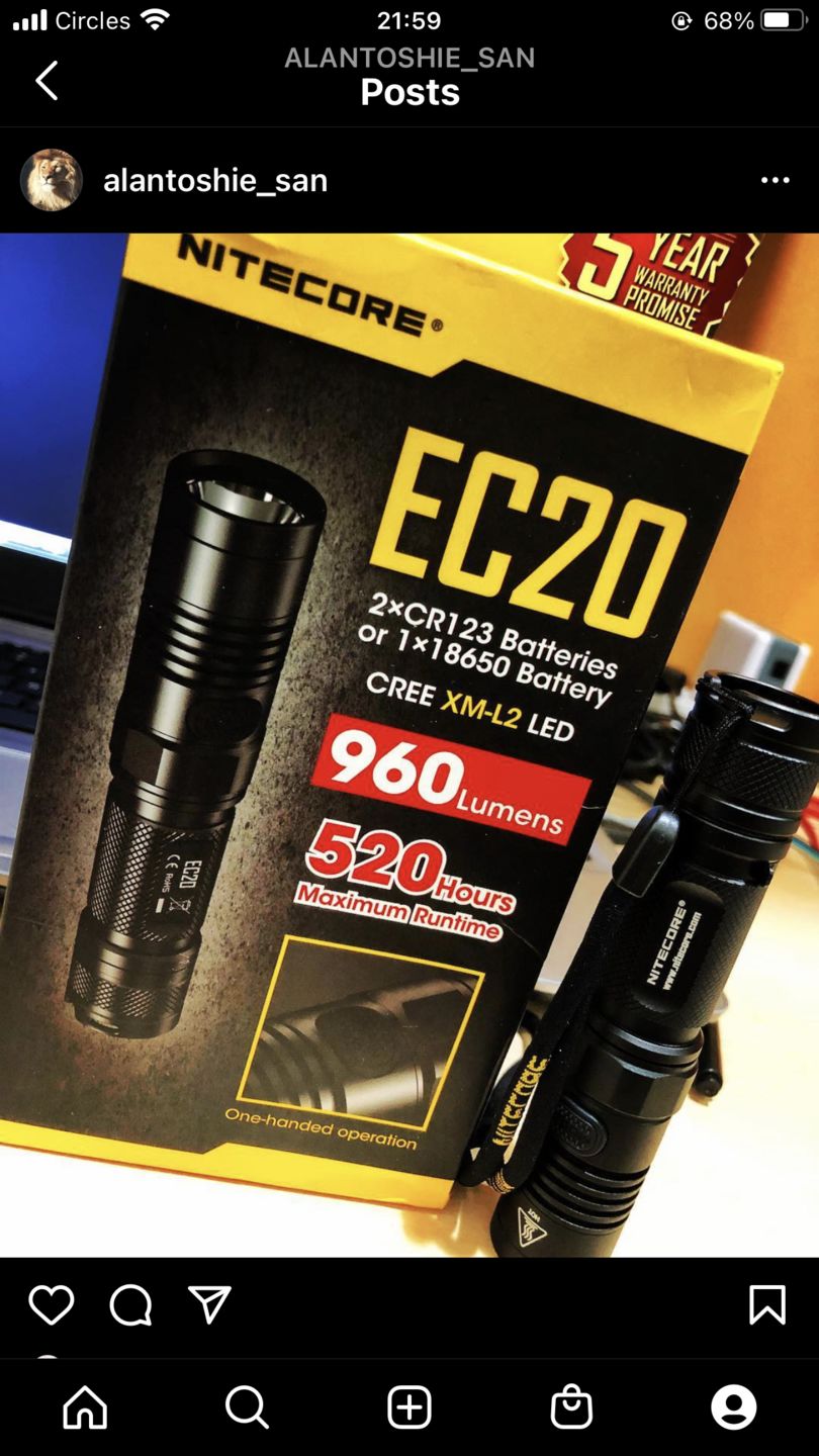 Customer photo review of Tube 2.0 - 55 lumens