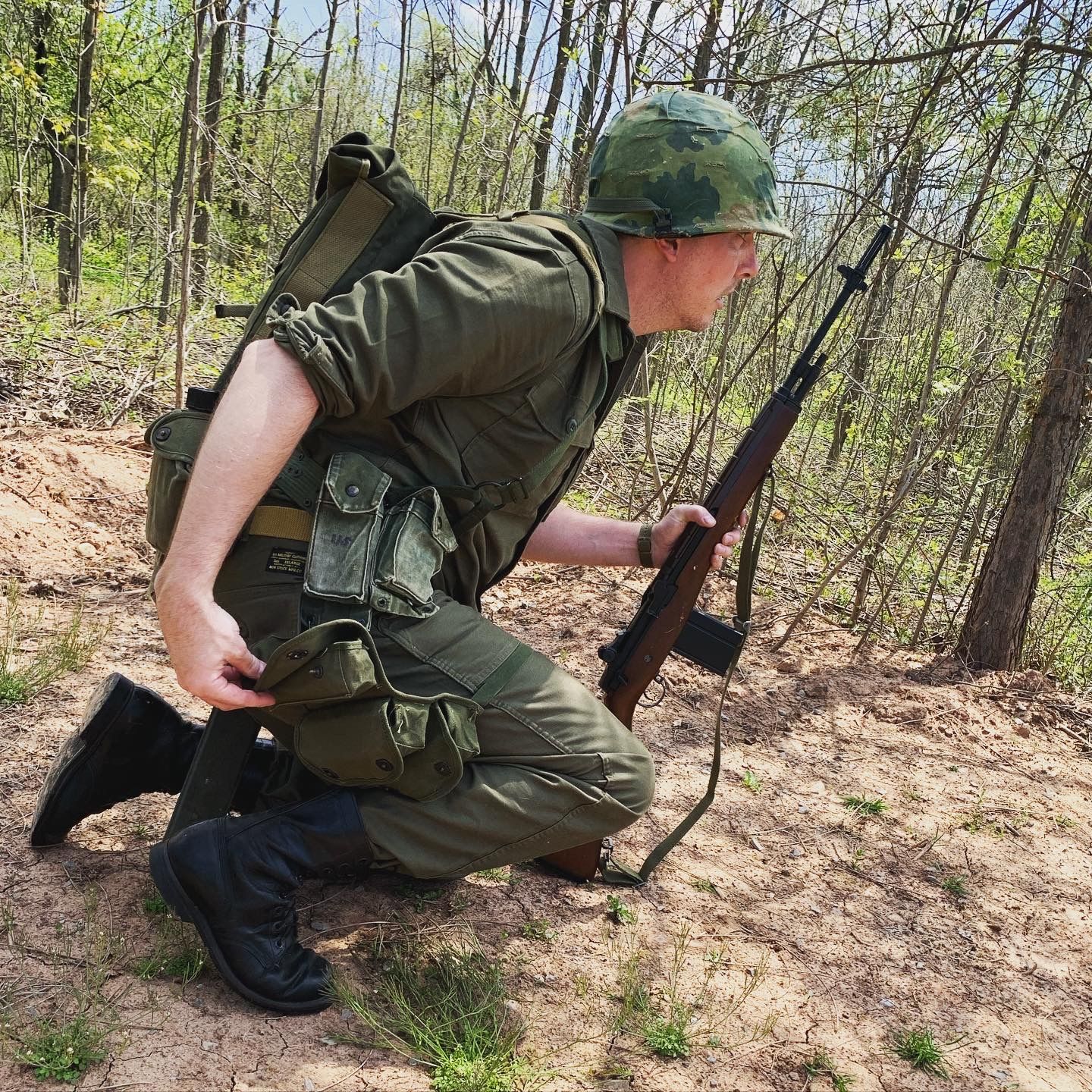 Customer photo review of Vietnam War US Army OG-107 Fatigue Utility Shirt - Plain